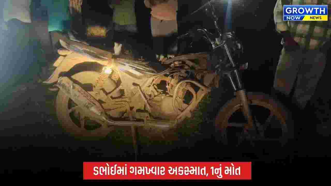 ડભોઈ-વસઈ વચ્ચે અજાણ્યા વાહનની ટક્કરે અકસ્માત, એકનું મોત; ત્રણ ઇજાગ્રસ્ત