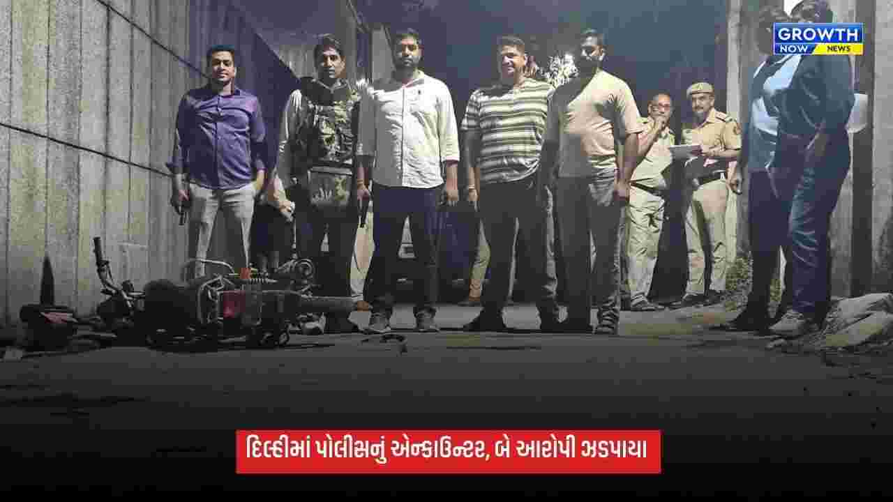 Delhiમાં એન્કાઉન્ટર બાદ બે આરોપી ઝડપાયા, વિકાસ કાલિયા ગેંગ સાથે જોડાણનો પોલીસનો દાવો
