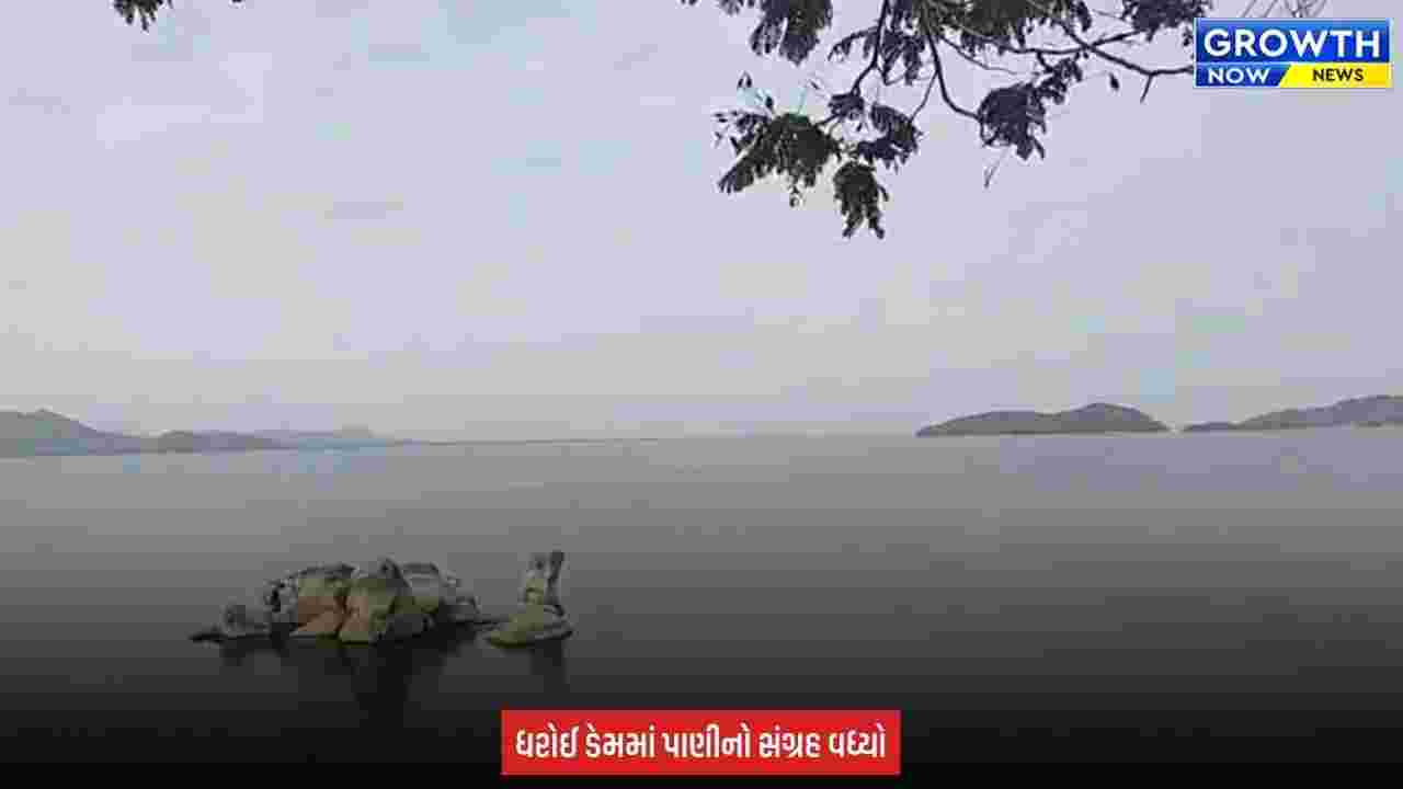 Mehsana : ધરોઈ ડેમની જળસપાટીમાં વધારો, 10 દિવસમાં 2%થી વધુ પાણી વધ્યું