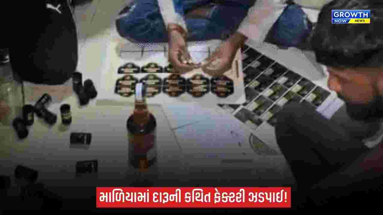 મોરબી LCBની મોટી કાર્યવાહીઃ માળિયામાં દારૂ બનાવતી ફેક્ટરી ઝડપાઈ!
