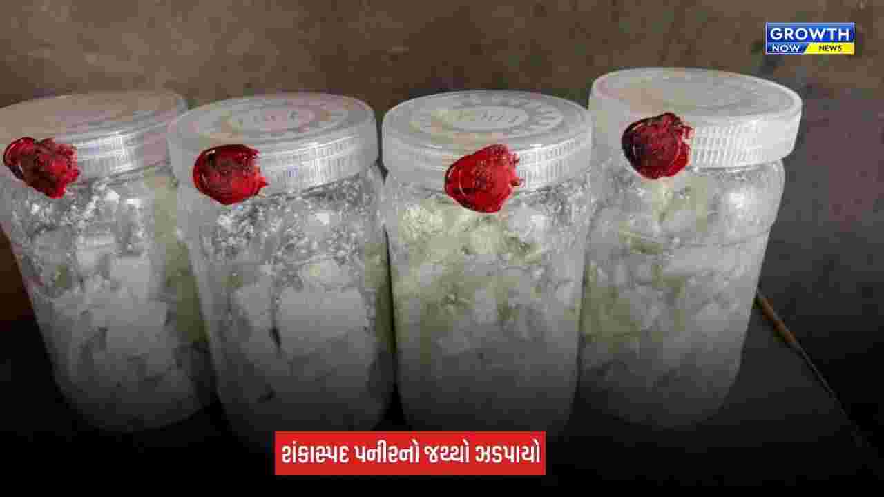 Bhuj News: ભીરંડીયારામાં 699 કિલો શંકાસ્પદ પનીરનો નાશ, ફૂડ વિભાગની કાર્યવાહી
