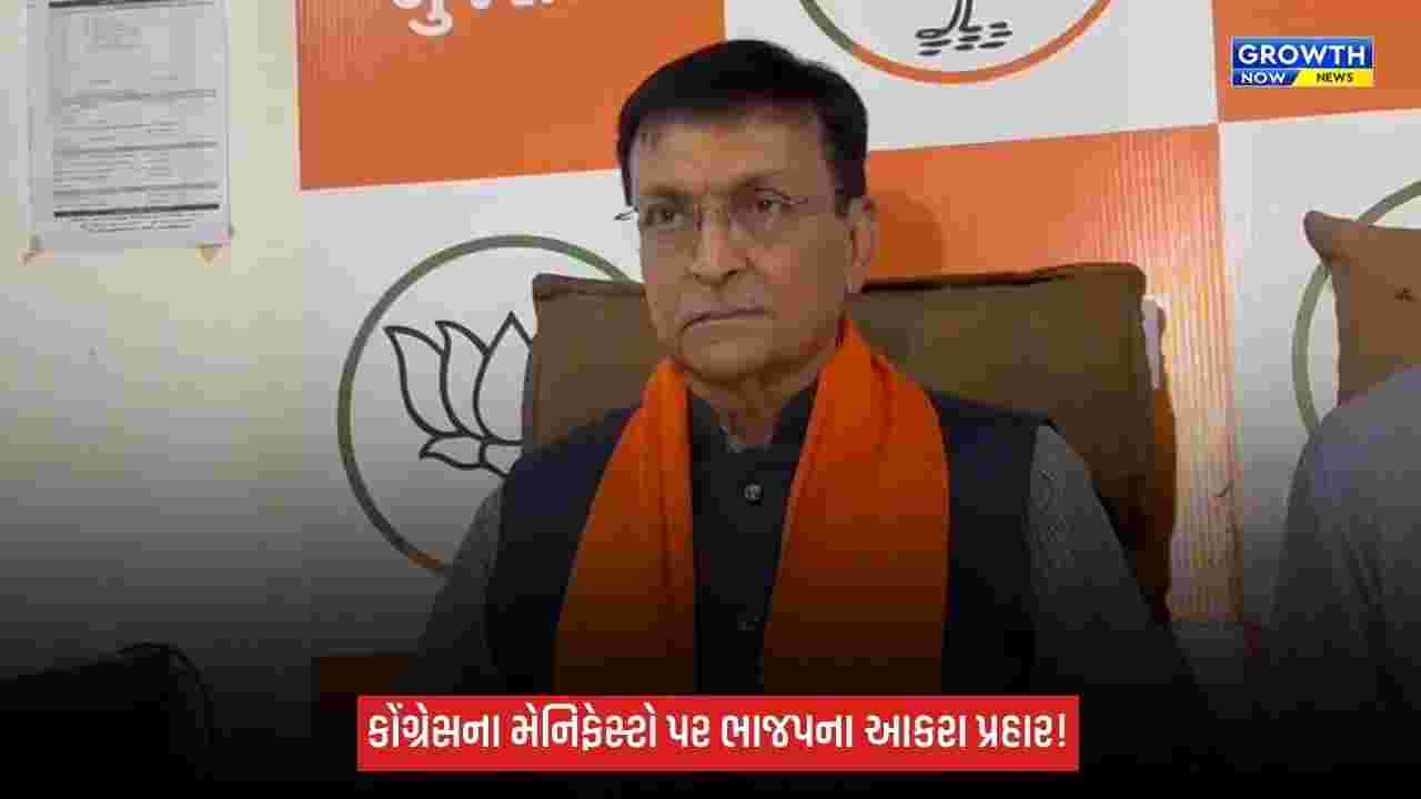 Gandhinagarમાં કોંગ્રેસના ચૂંટણી ઢંઢેરા પર ભાજપનો પ્રહાર, અનિલ પટેલે કર્યા આકરા પ્રહારો