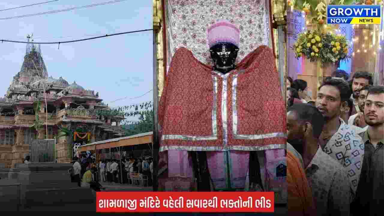Aravalli Shamlaji mandir : શામળાજી મંદિર બન્યું કૃષ્ણમય, મંગળા આરતીમાં ઉમટયો ભક્તોનો મહાસાગર