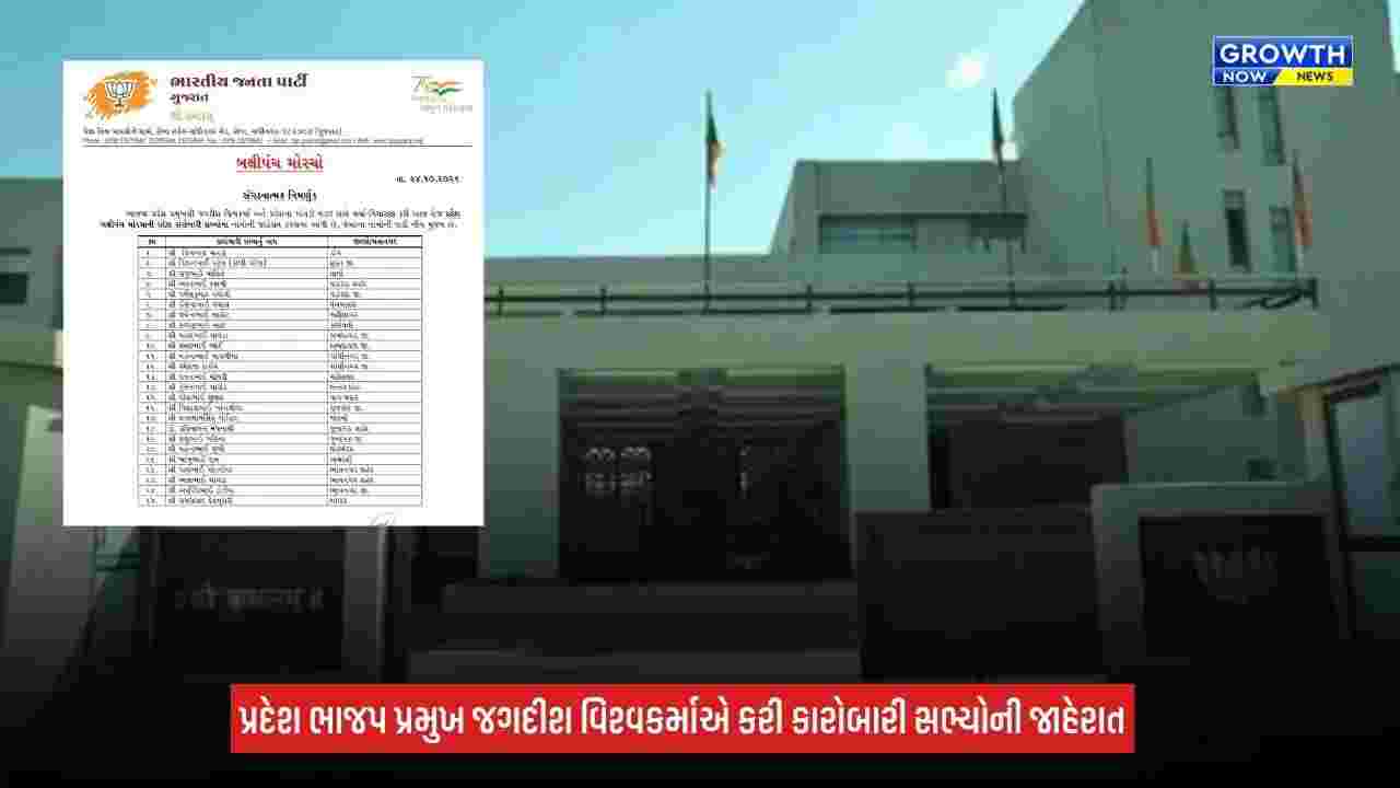 Gandhinagar: ભાજપના બક્ષીપંચ મોરચાના 25 કારોબારી સભ્યોની કરાઈ જાહેરાત, કોને કોને મળ્યું સ્થાન?
