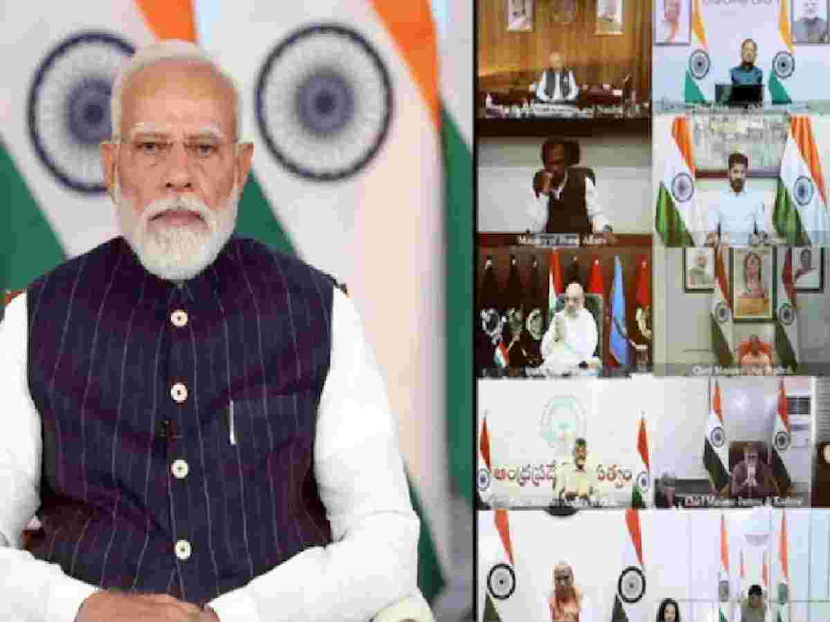 PM મોદીની રાજ્યોના CM સાથે મિટિંગ પૂર્ણ, કહ્યું - દેશમાં લોકડાઉન...