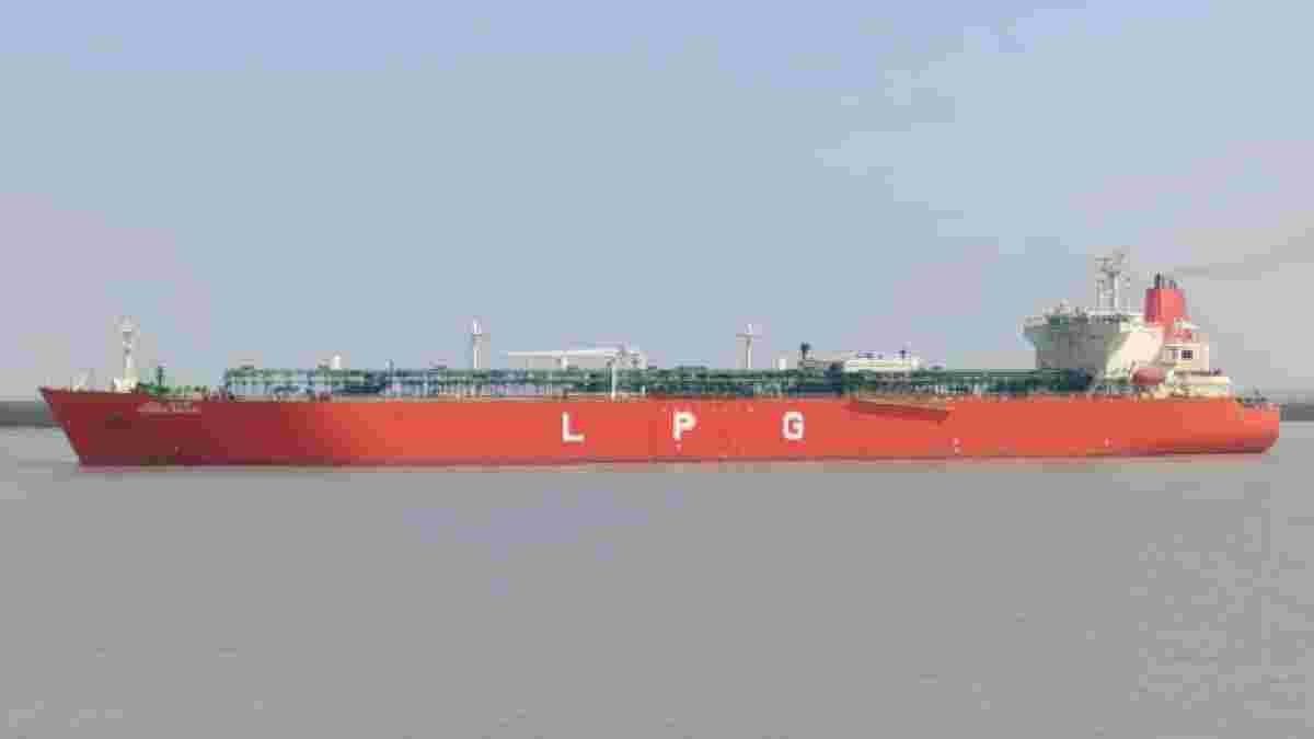 LPG જથ્થા સાથે 'ગ્રીન સાન્વી' ભારત આવવા રવાના