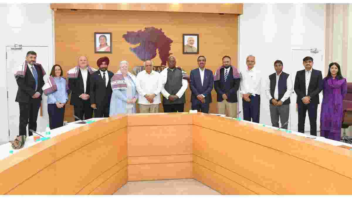 ગાંધીનગર: કોમનવેલ્થ સ્પોર્ટસ ટીમની પ્રથમવાર ગુજરાત મુલાકાતે