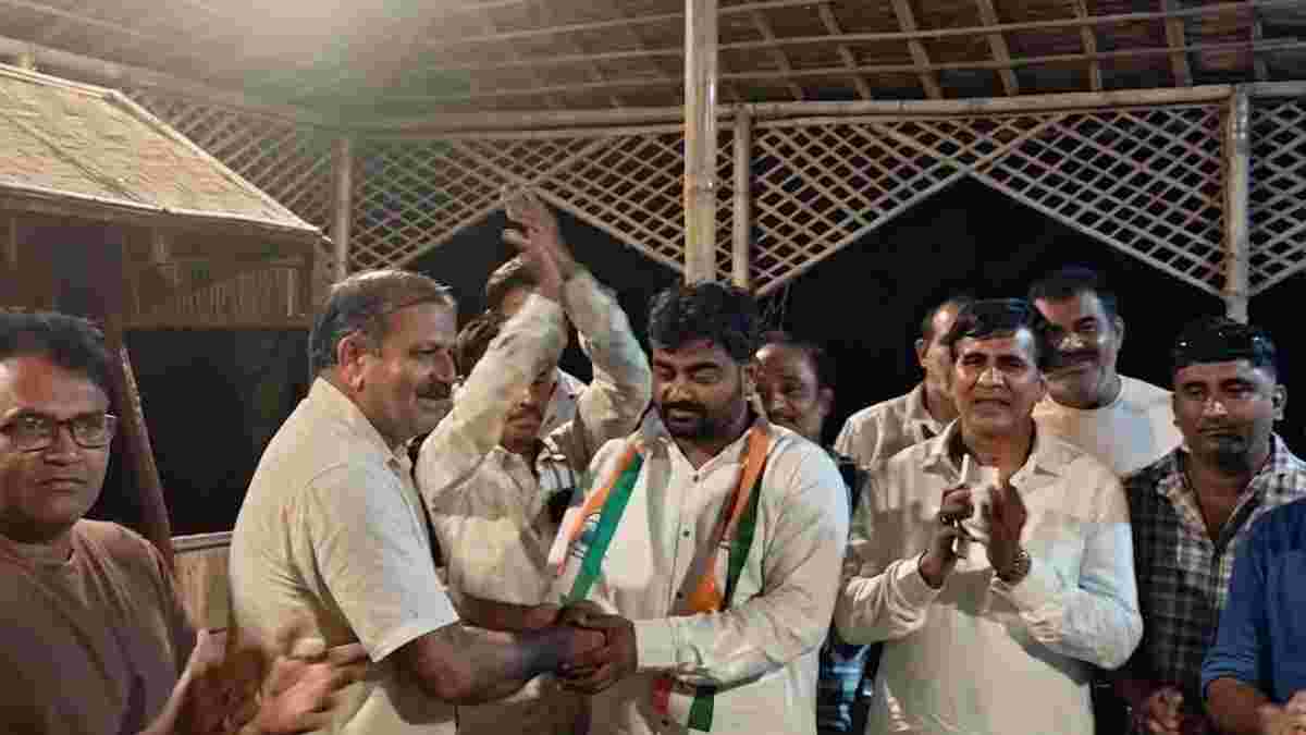 ભાજપ માટે ઝટકો: પ્રભાવશાળી યુવા નેતા કોંગ્રેસમાં જોડાયા