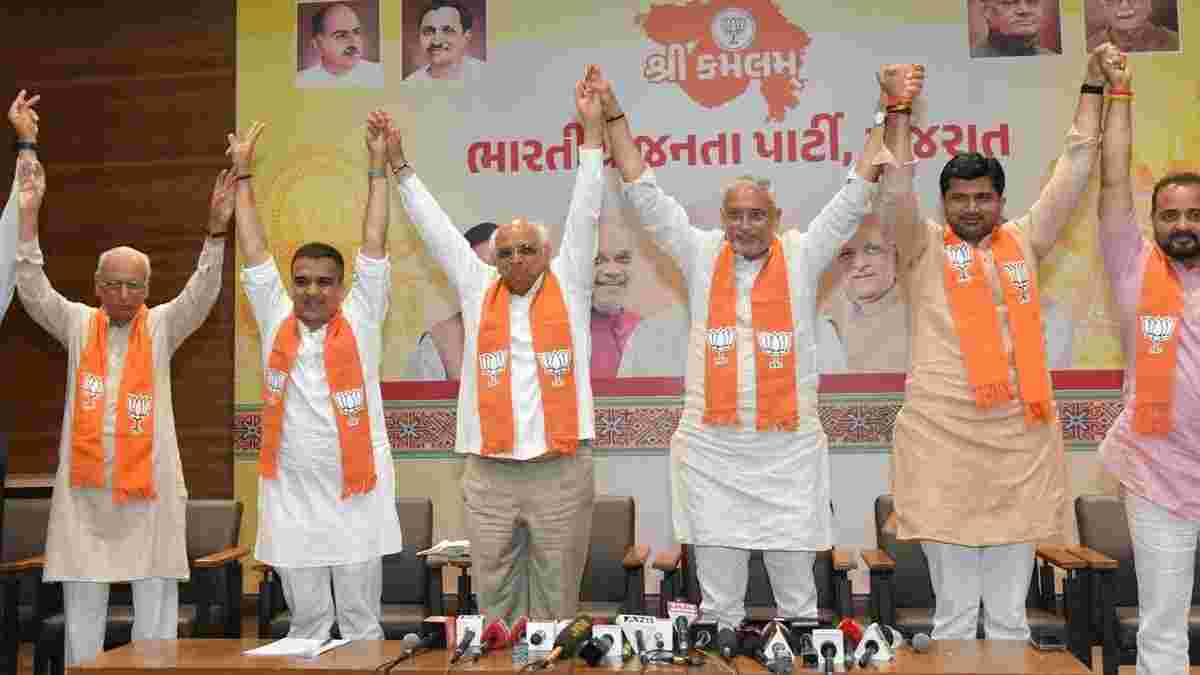 ગાંધીનગરમાં ભાજપની મહત્વપૂર્ણ બેઠક, સ્થાનિક સ્વરાજના પરિણામો પર મન્થન