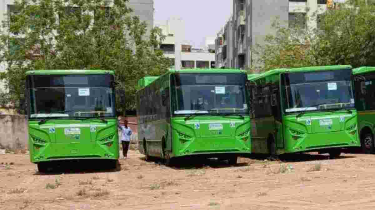ગાંધીનગરમાં ઇલેક્ટ્રિક બસ સેવા ટૂંક સમયમાં શરૂ, 14 દિવસ મફત મુસાફરી