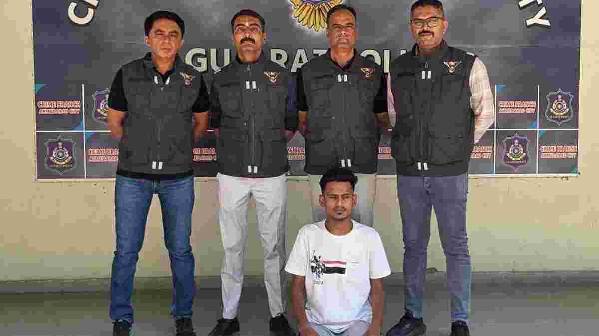 અમદાવાદ ક્રાઈમ બ્રાન્ચે સ્ટેટ મોનીટરીંગ સેલના કેસમાં વોન્ટેડ આરોપી 468 ગ્રામ મેફેડ્રોન સાથે ઝડપાયો