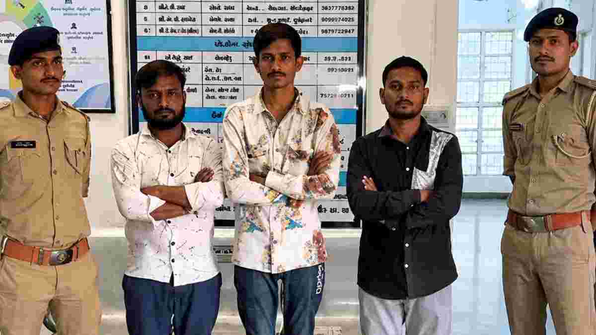રાજકોટ મવડીમાં જાહેર મારામારી: પોલીસે ગણતરીના કલાકોમાં આરોપીઓને દબોચ્યા