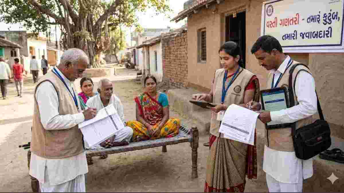 ગુજરાતમાં આજથી વસતી ગણતરીનો પ્રારંભ