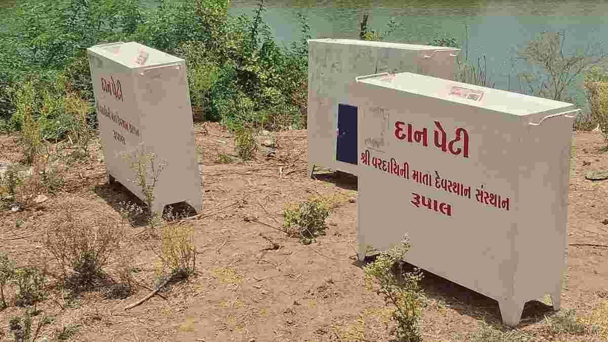 ગાંધીનગરના રૂપાલ ખોડિયાર માતાજી મંદિરમાં ચોરી, દાનપેટીમાંથી રકમ ચોરી ફરાર