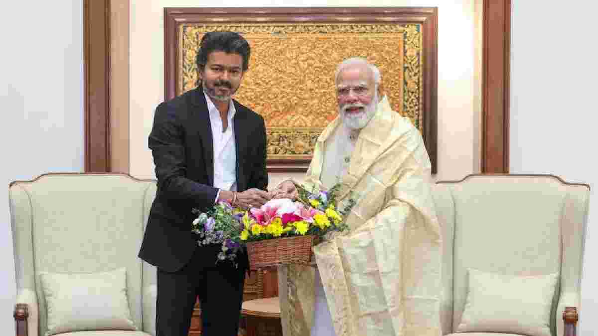 CM બન્યા બાદ થલાપતિ વિજયે પહેલીવાર પીએમ મોદી સાથે કરી મુલાકાત