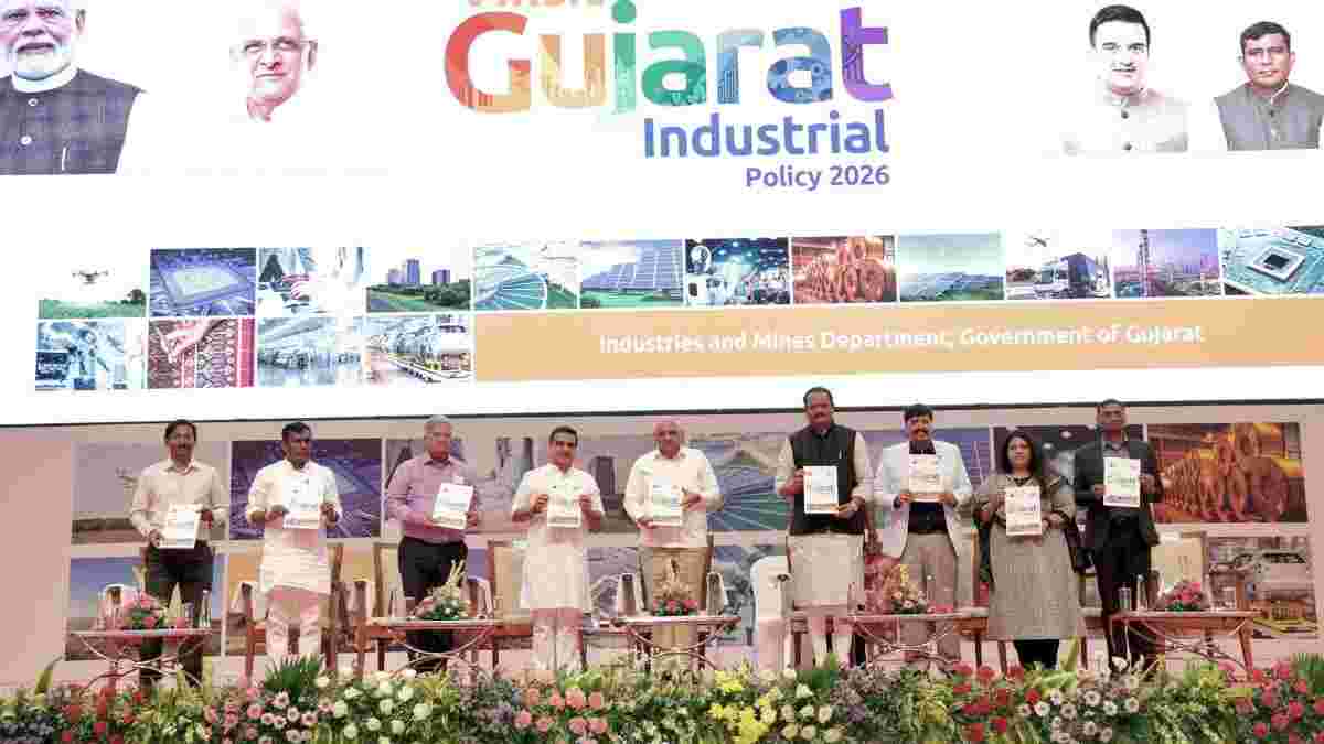 વિકસિત ગુજરાત ઇન્ડસ્ટ્રિયલ પૉલિસી 2026 જાહેર: રાજ્યને ગ્લોબલ મેન્યુફેક્ચરિંગ હબ બનાવવાનો લક્ષ્ય