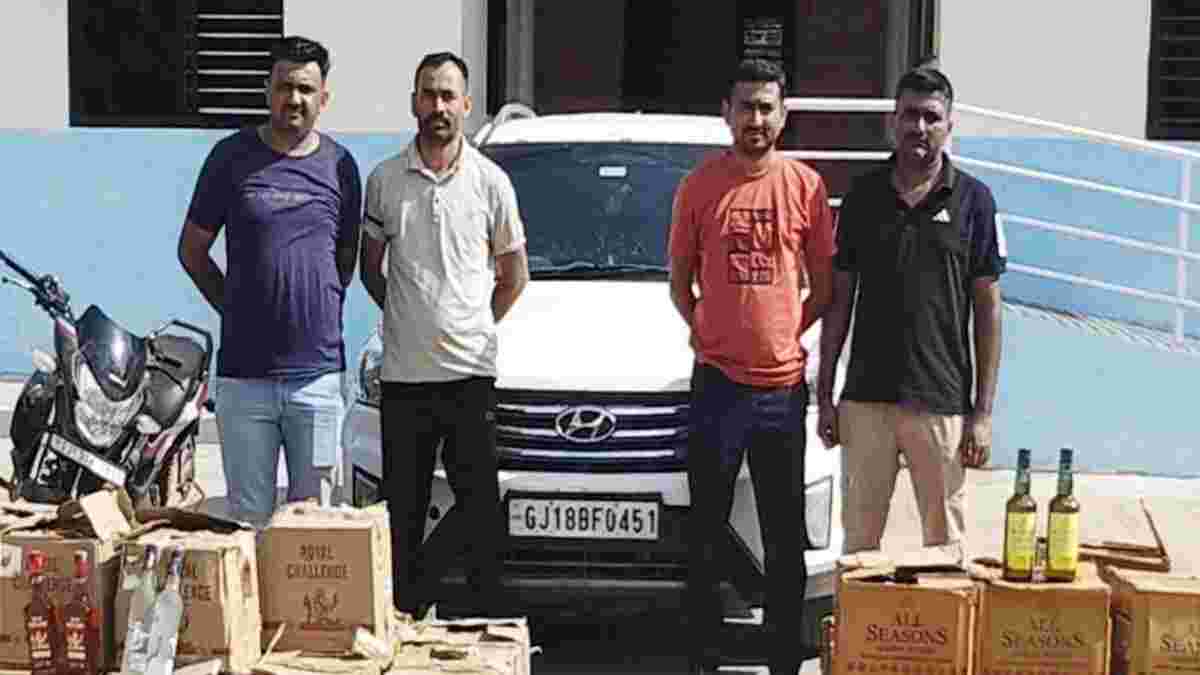 કંસારીયા નેસમાં LCBનો દરોડો, 7.96 લાખનો મુદ્દામાલ જપ્ત