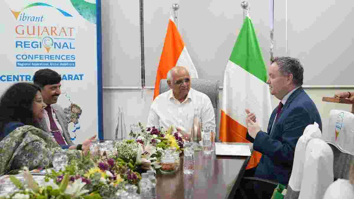 CM ભૂપેન્દ્ર પટેલ અને આયર્લેન્ડના કોન્સુલ જનરલ વચ્ચે મહત્વપૂર્ણ બેઠક, ગુજરાતમાં રોકાણ માટે આમંત્રણ