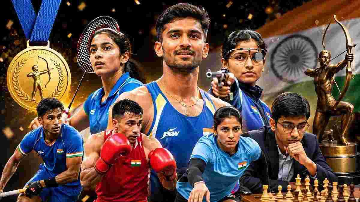 અર્જુન અવોર્ડ 2025ની જાહેરાત: તેજસ્વિન શંકર સહિત 17 ખેલાડીઓને મળશે સન્માન