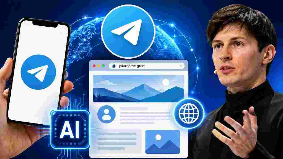 WhatsAppની વધશે ટેન્શન! Telegram લાવી રહ્યું એવું ફીચર કે 1 ક્લિકમાં મળશે પોતાની વેબસાઇટ,  જાણો શું છે .gram ડોમેન યોજના?