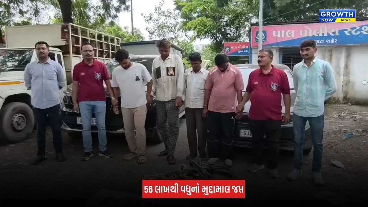 Surat : LPG ગેસના ગેરકાયદેસર રીફિલિંગ કૌભાંડનો પર્દાફાશ, 9 આરોપીઓ ઝડપાયા
