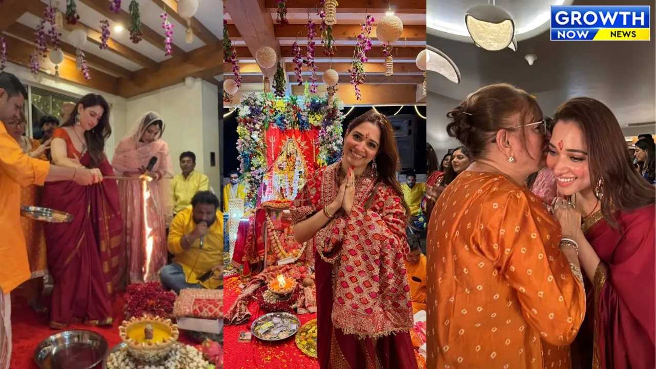 માતાજીની ભક્તિમાં લીન જોવા મળી તમન્ના ભાટિયા