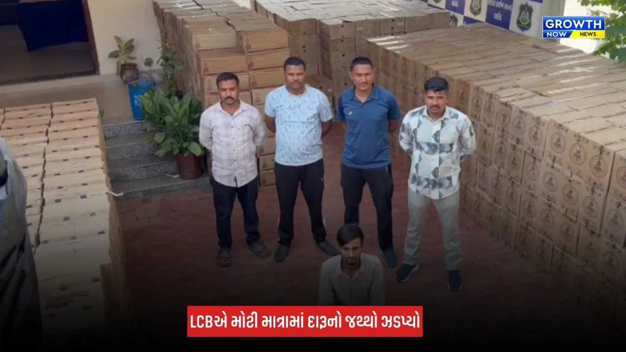 Dahod : 1 કરોડથી વધુનો દારૂનો જથ્થો ઝડપાયો, 1,459 પેટી સાથે ટ્રક જપ્ત