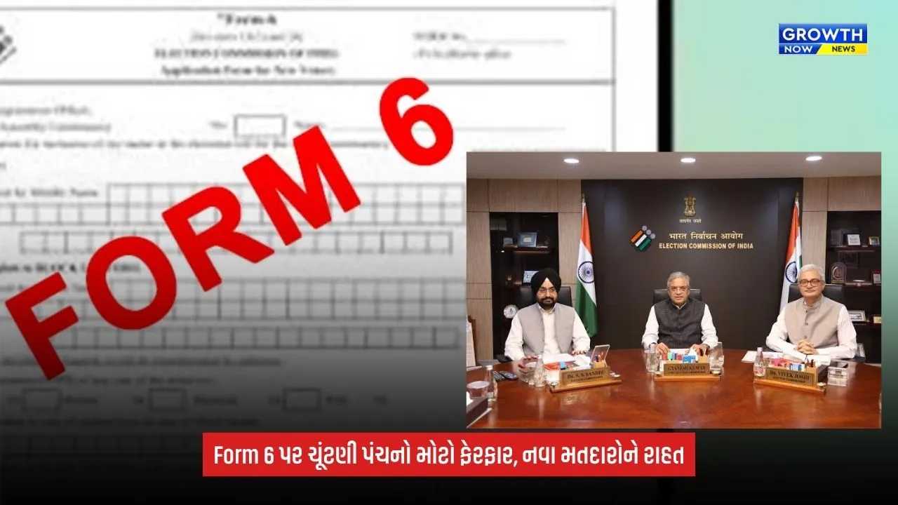 Election Commission Form 6ને લઈને ચૂંટણી પંચનો મોટો નિર્ણય, SIR પૂર્ણ થયેલા રાજ્યોમાં નવા મતદારોને નહીં આપવી પડે વધારાની માહિતી