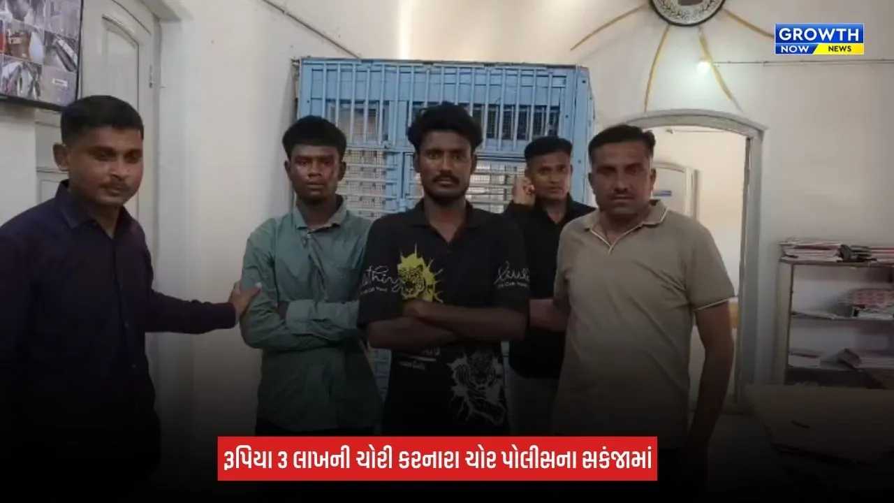 Junagadh News: દોલતપરા વિસ્તારમાં બંધ મકાનનું તાળું તોડી 3 લાખ રોકડા ચોરનારા 2 તસ્કર ગણતરીના દિવસોમાં ઝડપાયા, પોલીસે પૂરેપૂરી રકમ કબ્જે કરી