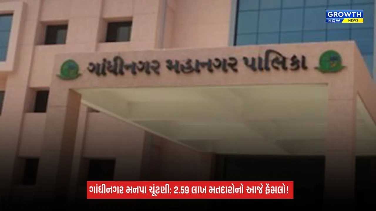 Gandhinagar Election: મનપાની 44 બેઠકો માટે મતદાન શરૂ, 2.59 લાખ મતદારો કરશે ઉમેદવારોના ભાવિનો નિર્ણય