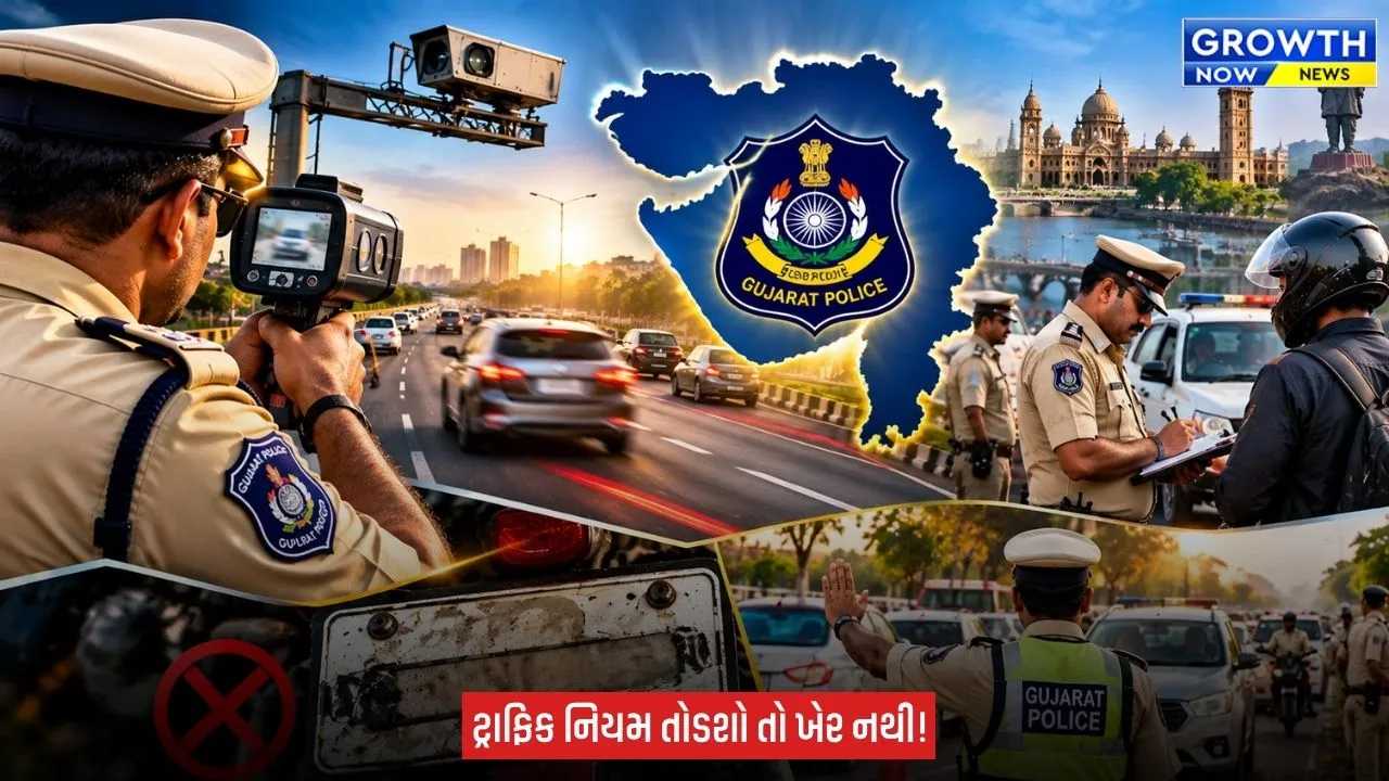 Gujarat Police Traffic Drive : રાજયવ્યાપી ટ્રાફિક ડ્રાઇવ અંતર્ગત ઓગસ્ટ મહિનામાં રોંગ સાઈડ ડ્રાઇવિંગ અને ઓવર સ્પીડિંગના 74,242 કેસો નોંધી રૂ.5.33 કરોડથી વધુનો દંડ વસૂલાયો