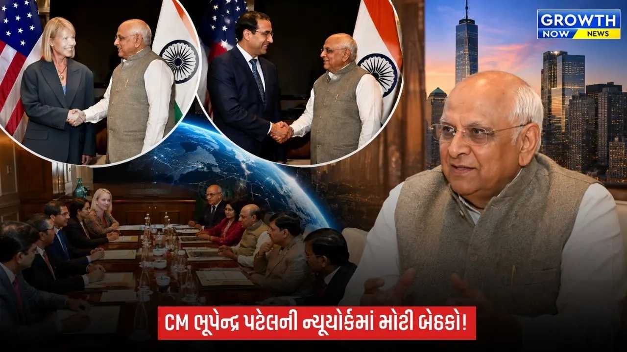 ન્યૂયોર્કમાં CM ભૂપેન્દ્ર પટેલની વન-ટુ-વન બેઠકનો દૌર, ગુજરાતમાં રોકાણ માટે અમેરિકન કંપનીઓ સાથે ચર્ચા