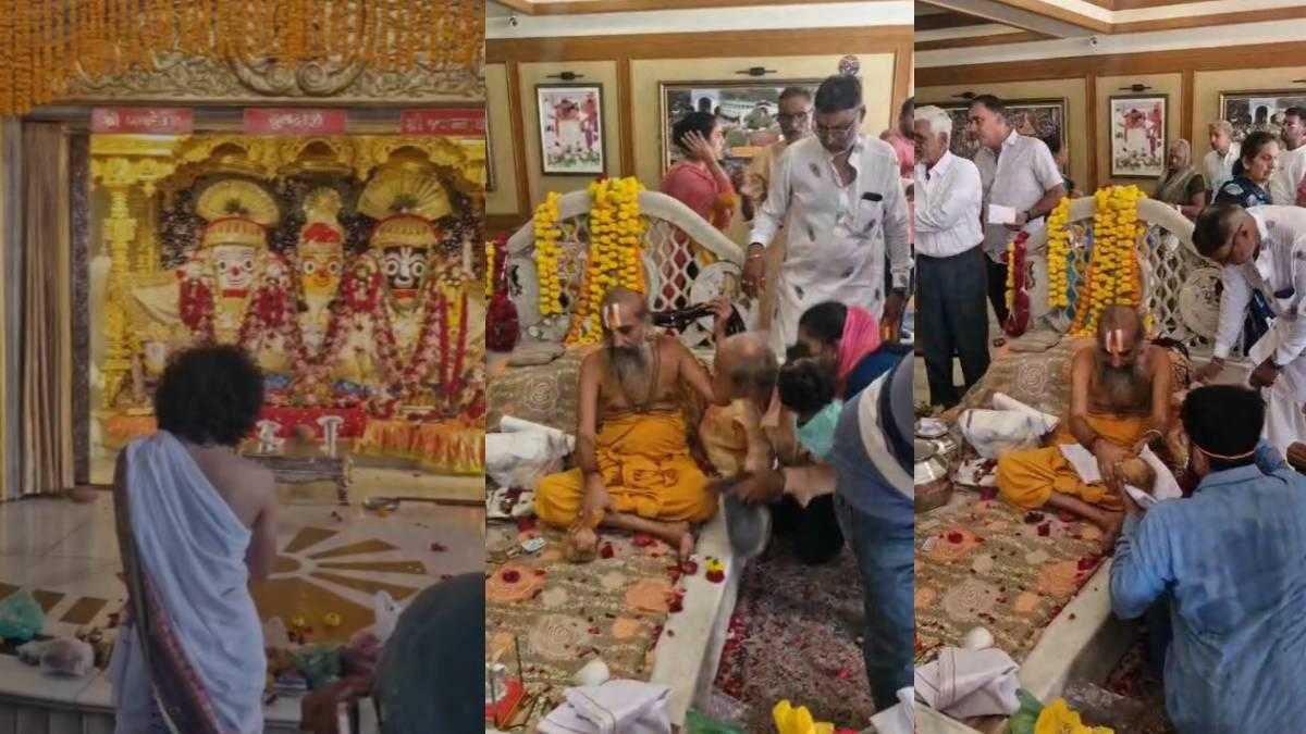 ગુરુપૂર્ણિમાએ અમદાવાદના જગન્નાથજી મંદિરમાં ભક્તોનું  ઉમડ્યા