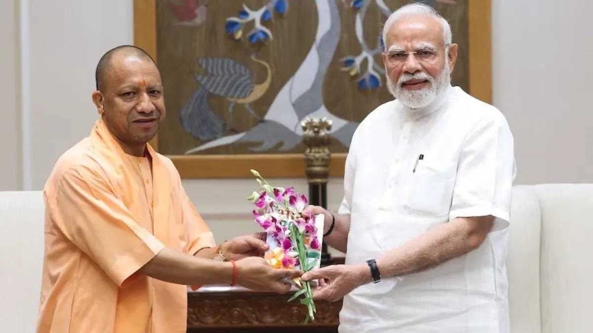 CM યોગી પીએમ મોદીને મળવા પહોંચ્યા, પ્રધાનમંત્રી નિવાસસ્થાને કરી  બેઠક