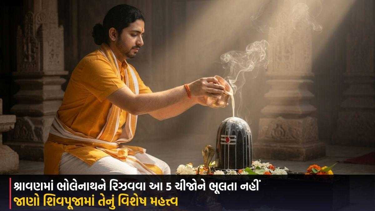 Shravan 2026:  ભોલેનાથને રિઝવવા આ 5 ચીજોને ભૂલતા નહીં, જાણો શિવપૂજામાં તેનું વિશેષ મહત્ત્વ