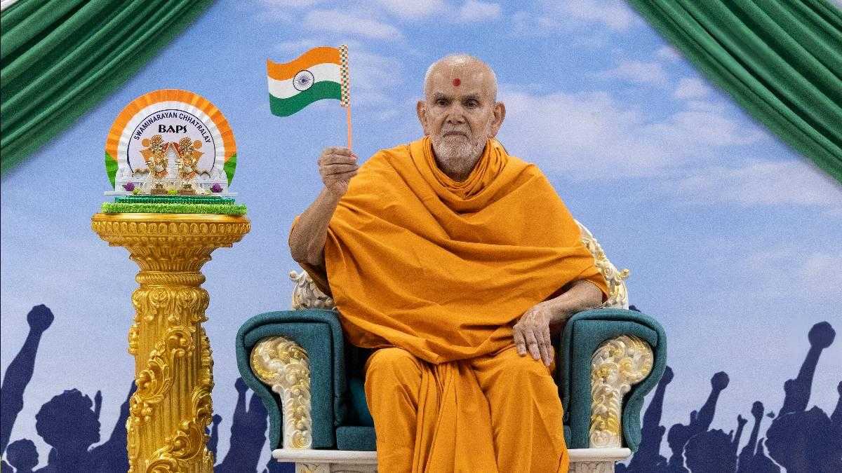 અમદાવાદના BAPS સ્વામિનારાયણ મંદિરમાં 80મા સ્વતંત્રતા પર્વની ભવ્ય ઉજવણી, 15 હજારથી વધુ હરિભક્તો જોડાયા