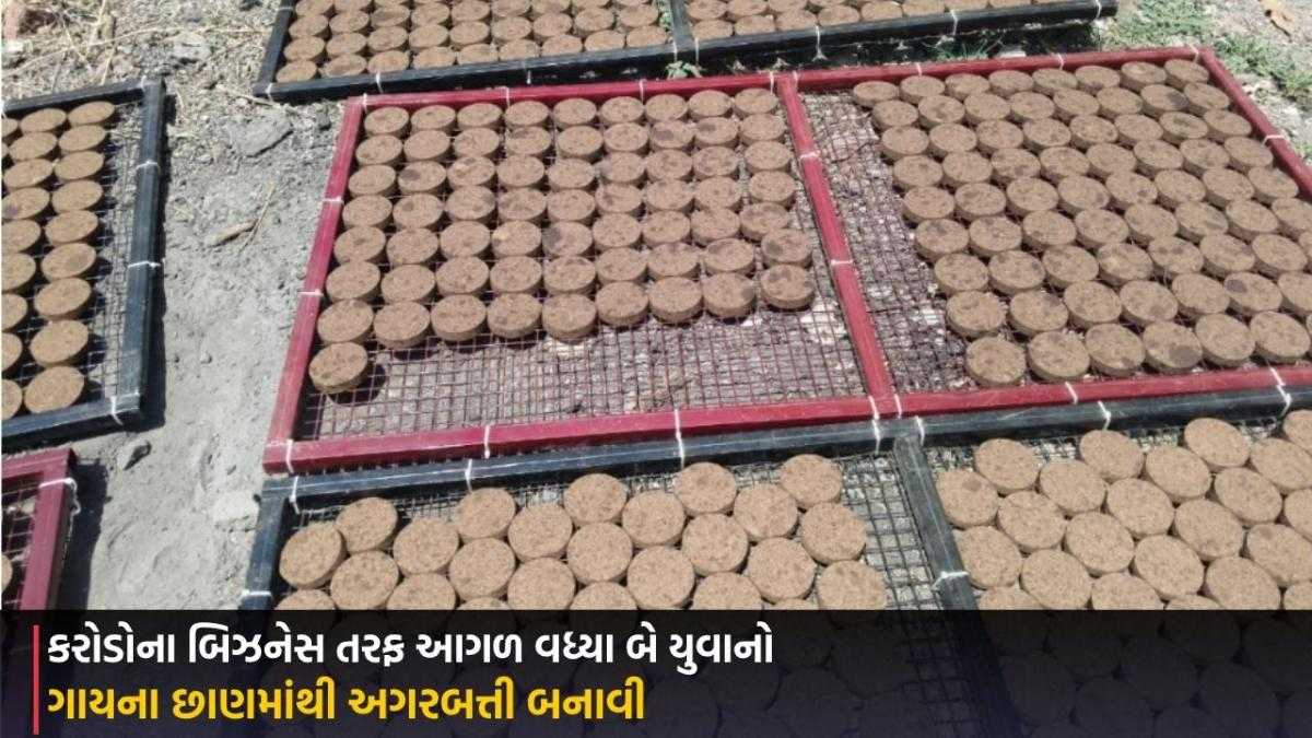 Bhavnagar: ગાયના છાણમાંથી અગરબત્તી બનાવી કરોડોના બિઝનેસ તરફ આગળ વધ્યા બે યુવાનો