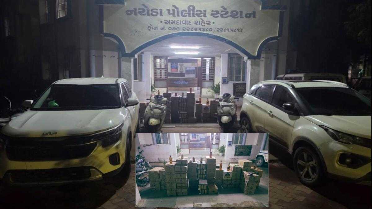 SMC Raid: ડામાં સ્ટેટ મોનિટરિંગ સેલનો દરોડો, રૂ. 10.97 લાખનો વિદેશી દારૂ ઝડપાયો