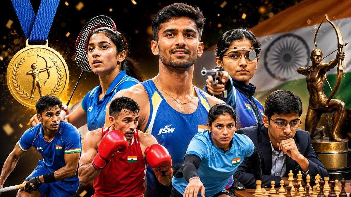 અર્જુન અવોર્ડ 2025ની જાહેરાત: તેજસ્વિન શંકર સહિત 17 ખેલાડીઓને મળશે સન્માન