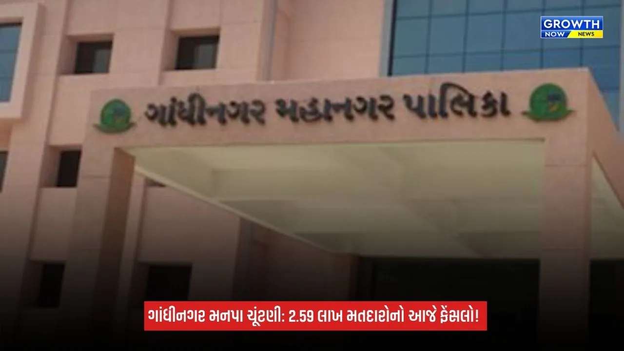 Gandhinagar Election: મનપાની 44 બેઠકો માટે મતદાન શરૂ, 2.59 લાખ મતદારો કરશે ઉમેદવારોના ભાવિનો નિર્ણય