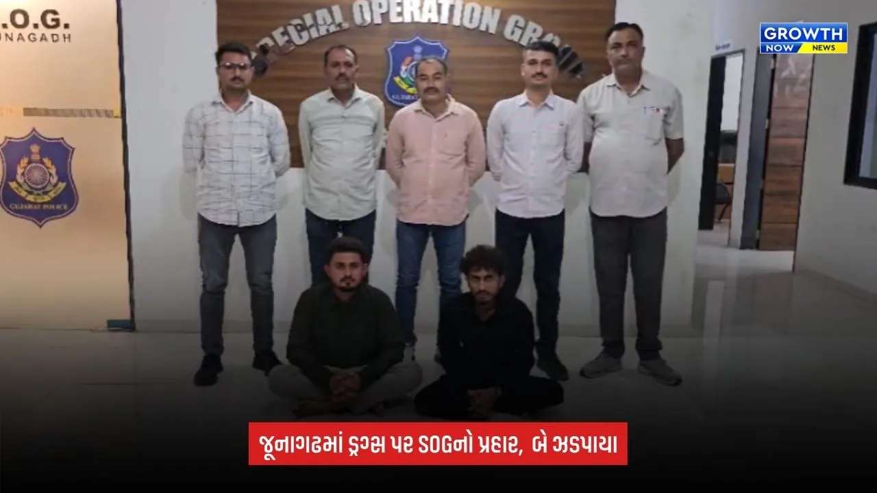 Junagadh SOGની મોટી કાર્યવાહી, 4 ગ્રામ મેફેડ્રોન સાથે ધોરાજીના બે શખ્સ ઝડપાયા