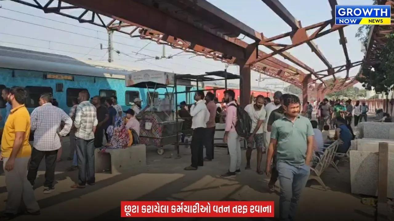 Surat News : સુરતમાં એમ્બ્રોડરીનું કામ કરતા શ્રમિકો વતનની વાટ પકડવા લાગ્યા, રવિવારની રજાની માગણી મુદ્દે ઘમાસાણ વધ્યું