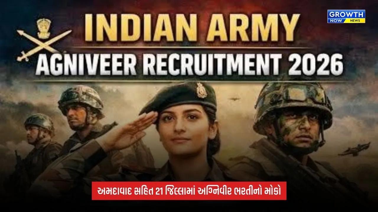 Agniveer Recruitment: અમદાવાદ સહિત 21 જિલ્લા અને 2 કેન્દ્રશાસિત પ્રદેશના ઉમેદવારો માટે અગ્નિવીર ભરતી રેલી