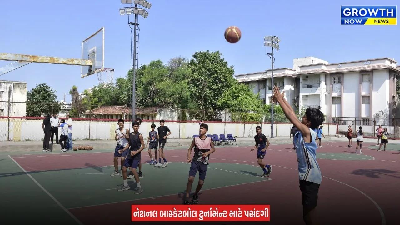 Jamnagar ના 3 ખેલાડી રાષ્ટ્રીય કક્ષાની અન્ડર-14 બાસ્કેટબોલ ટુર્નામેન્ટમાં ગુજરાતનું પ્રતિનિધિત્વ કરશે