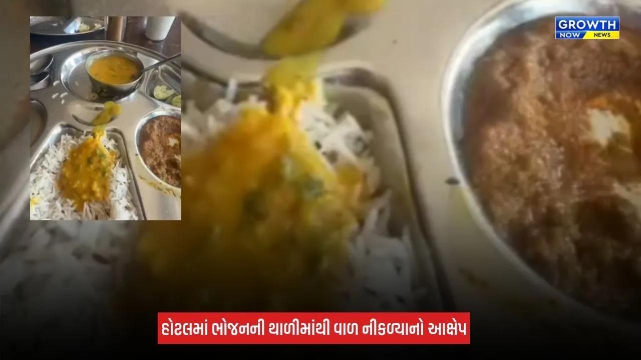 Bharuch : દહેજની આશીર્વાદ હોટલમાં ભોજનની થાળીમાંથી વાળ નીકળ્યાનો આક્ષેપ, સ્વચ્છતા સામે ઉભા થયા સવાલો