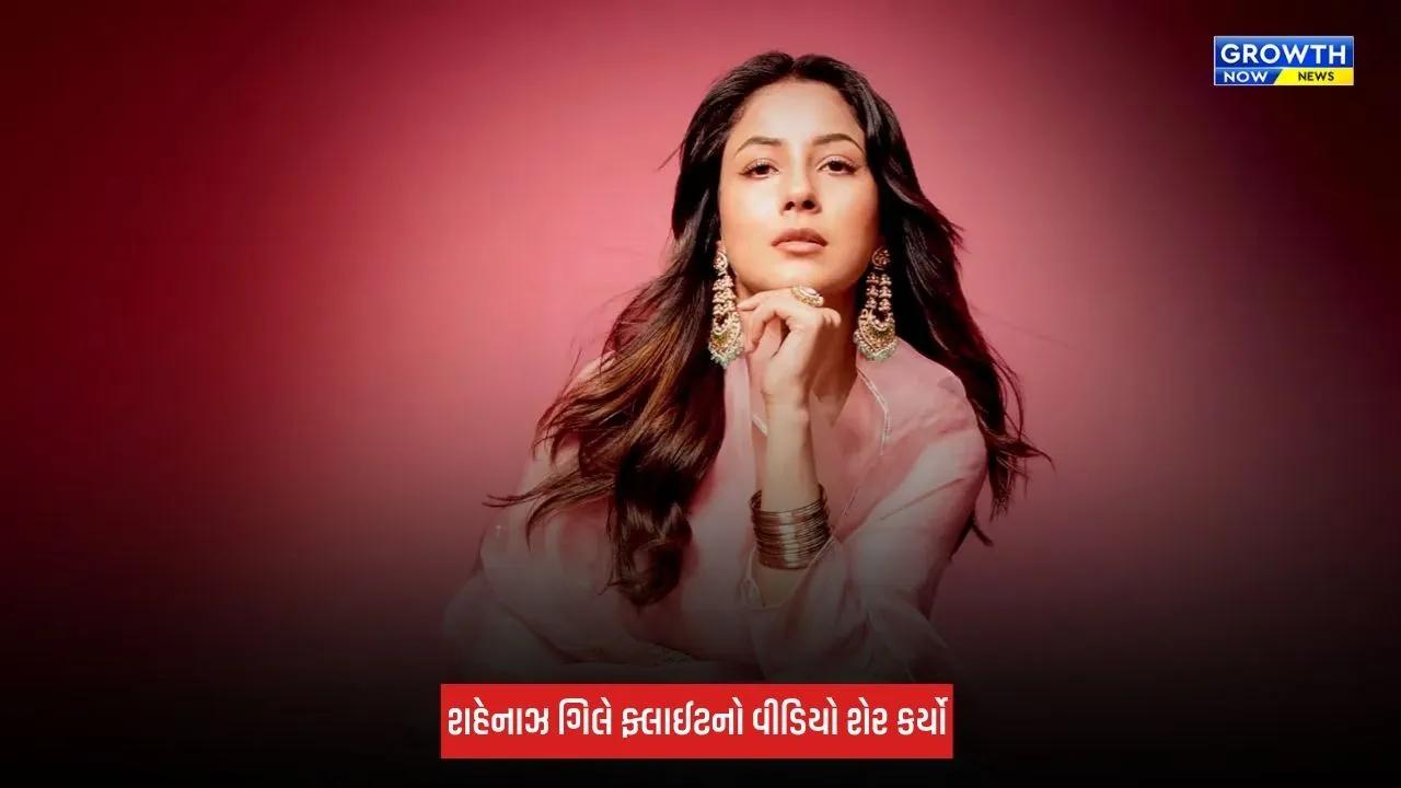 Shehnaaz Gill: એક્ટ્રેસની ફ્લાઈટમાં અચાનક હવામાં થઈ ઉથલપાથલ, વાયરલ થયો VIDEO