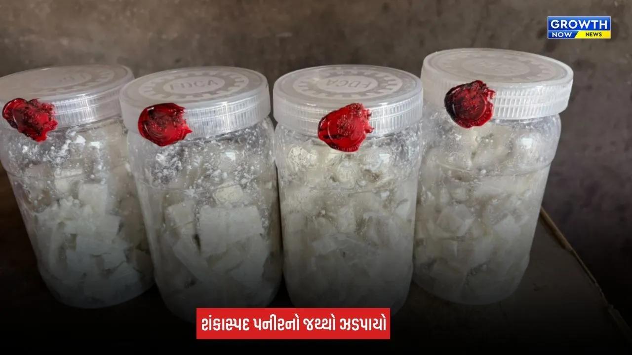 Bhuj News: ભીરંડીયારામાં 699 કિલો શંકાસ્પદ પનીરનો નાશ, ફૂડ વિભાગની કાર્યવાહી