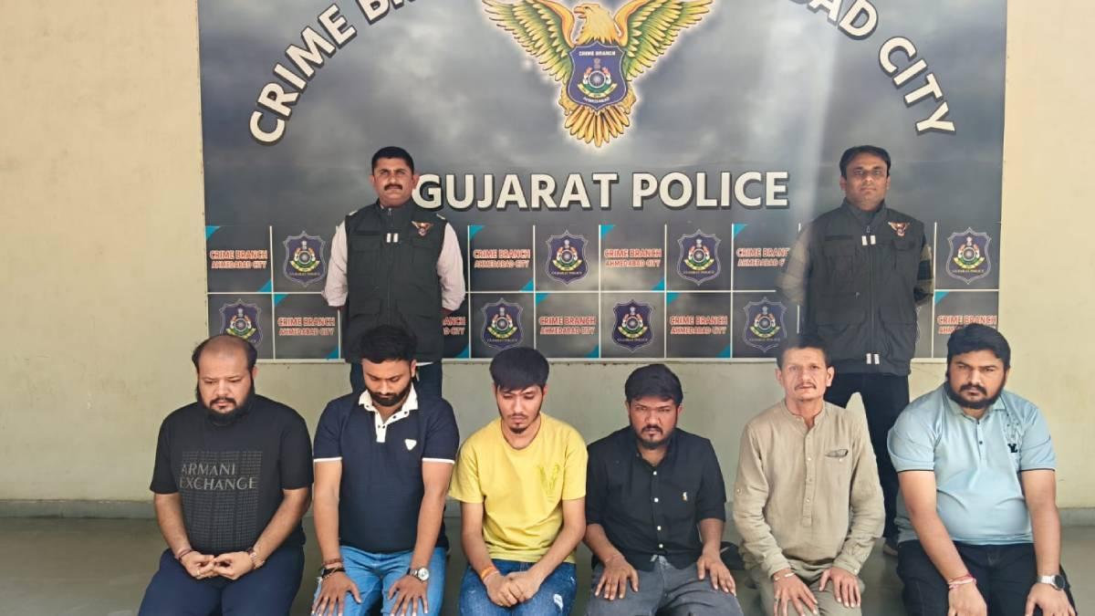 અમદાવાદમાં ભાડાના ઘરમાં IPL સટ્ટા રમાડતા 6 લોકોની ધરપકડ, લાખોનો મુદ્દામાલ જપ્ત