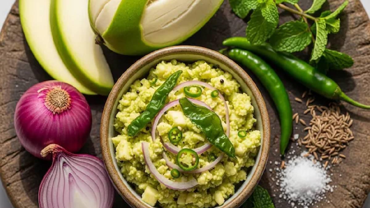 આ રીતે બનાવો કાચી કેરી-ડુંગળીની ચટણી, આંગળા ચાટતા રહી જશો!