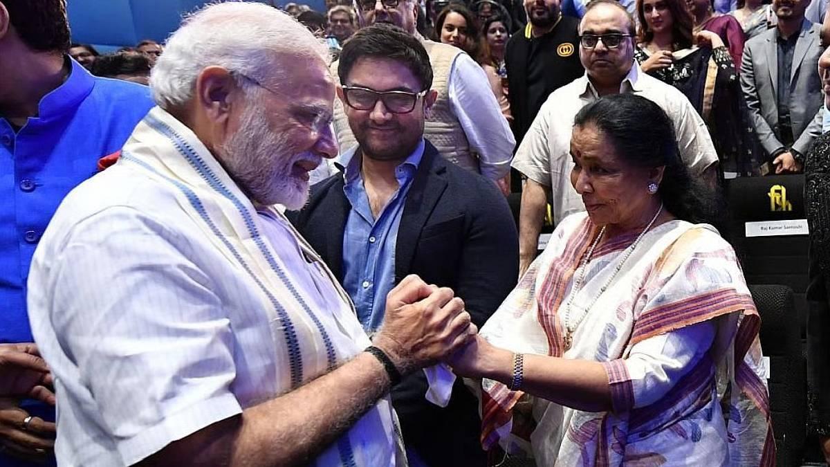 PM મોદીની આશા ભોસલેને શ્રદ્ધાંજલિ, લખ્યું - તેમના ગીતો હંમેશા ગૂંજતા રહેશે